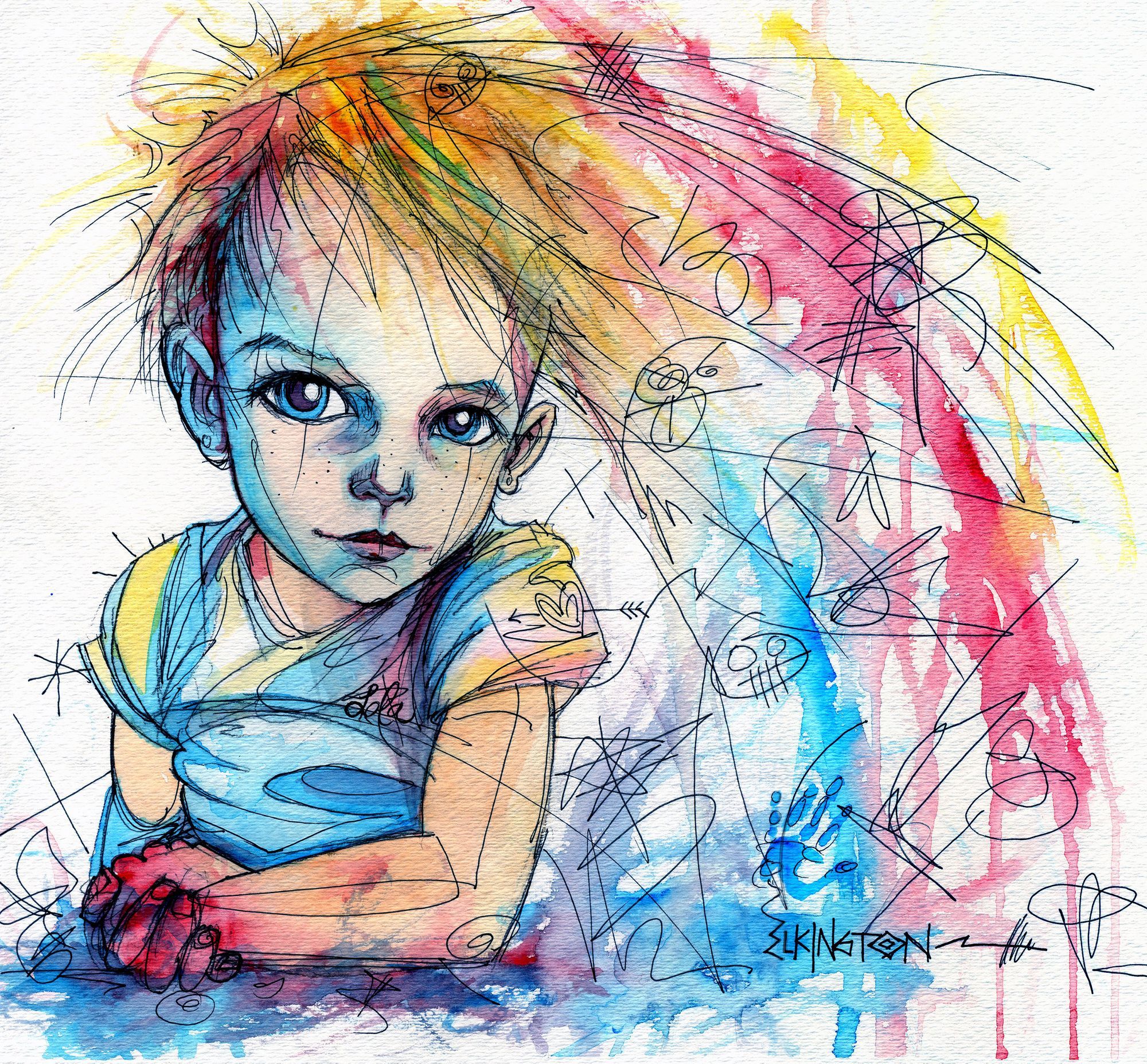 Collected art and poetry from July 2021