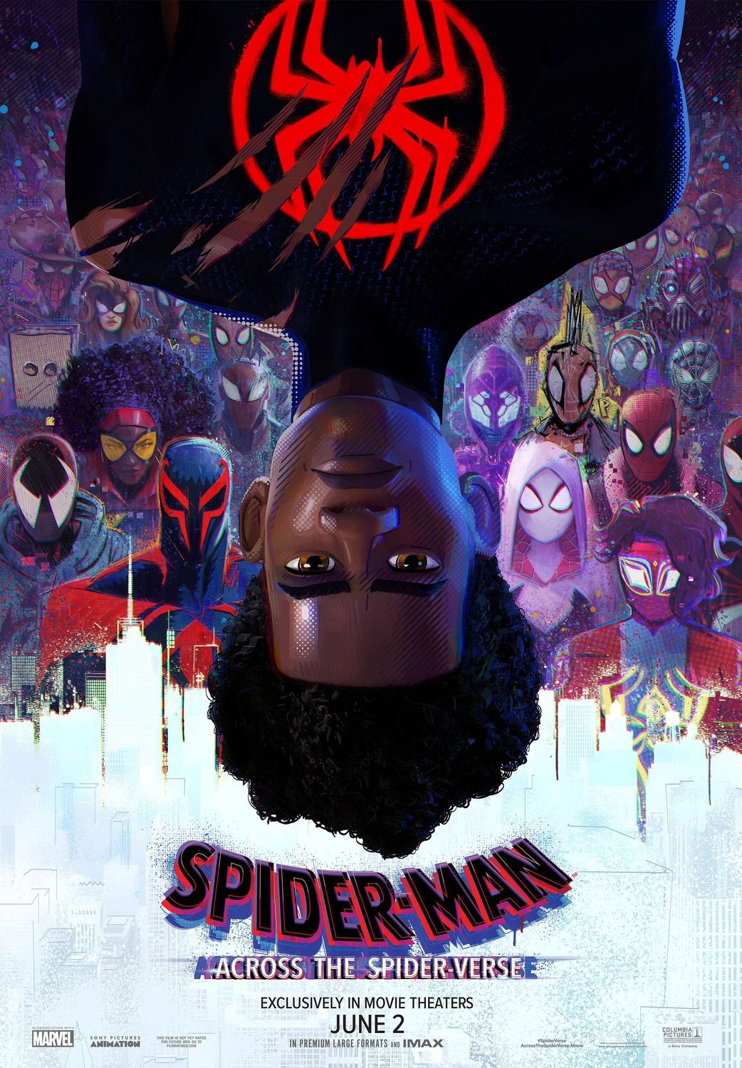 The movie poster for Spider-Man: Across the Spider-Verse.