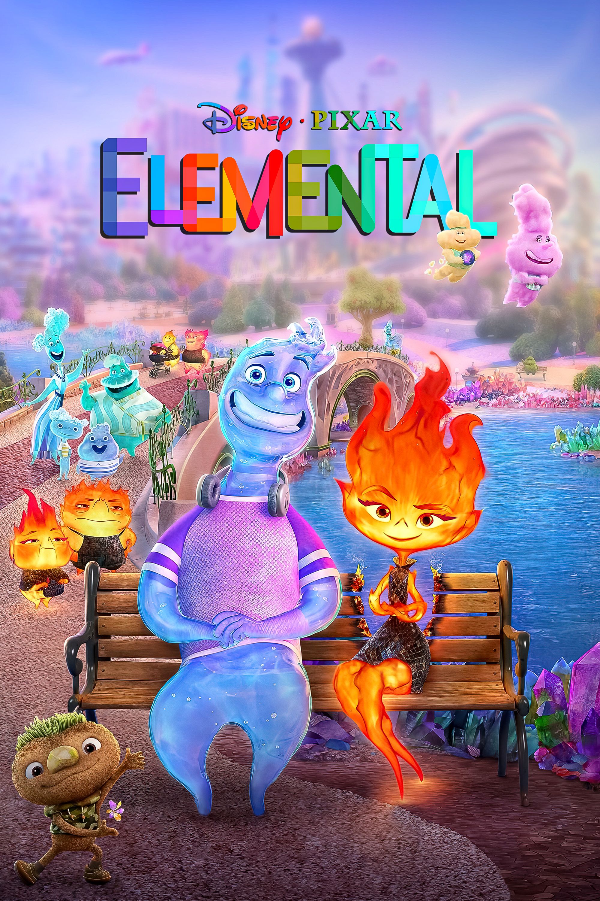 The poster for Elemental
