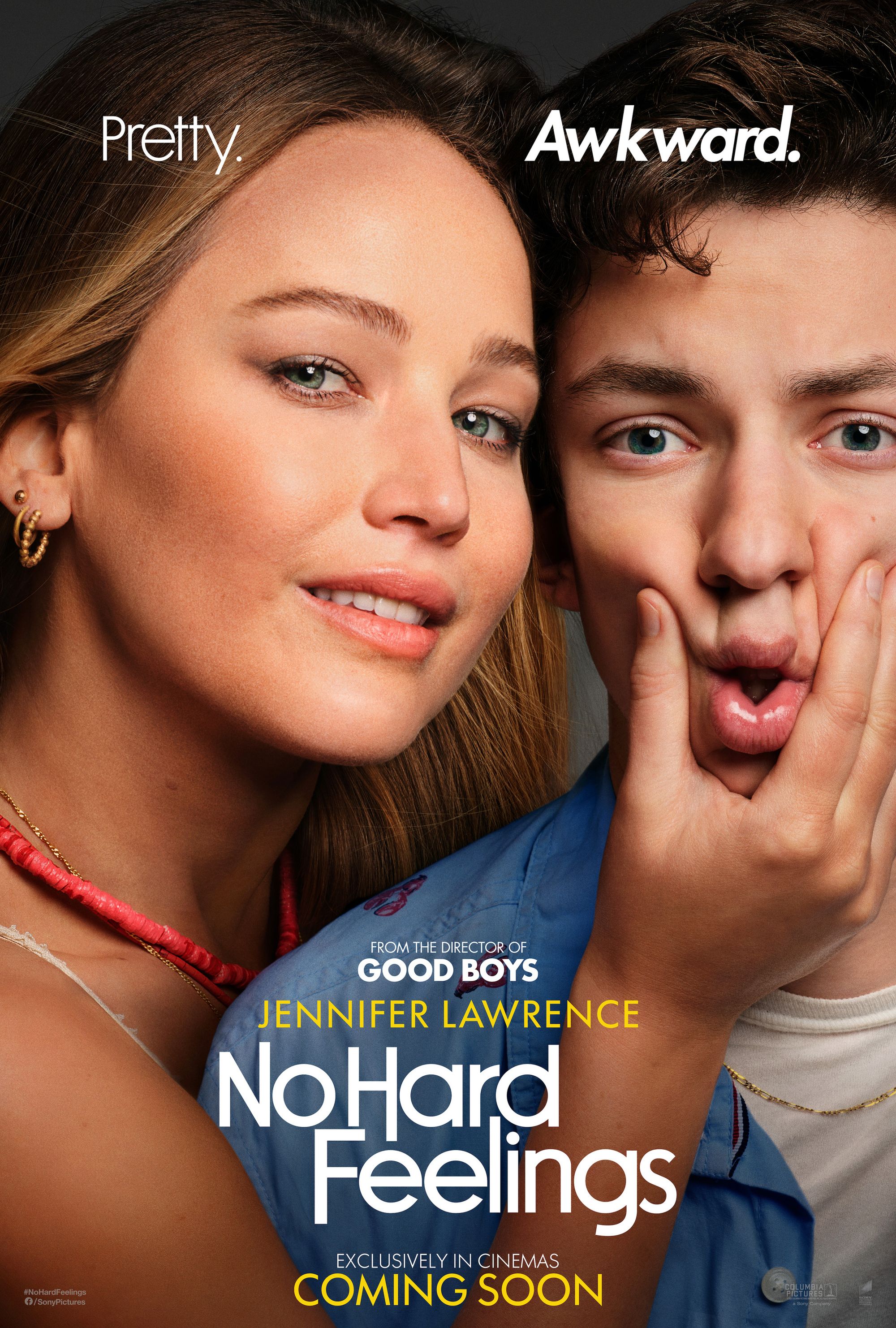 The movie poster for No Hard Feelings