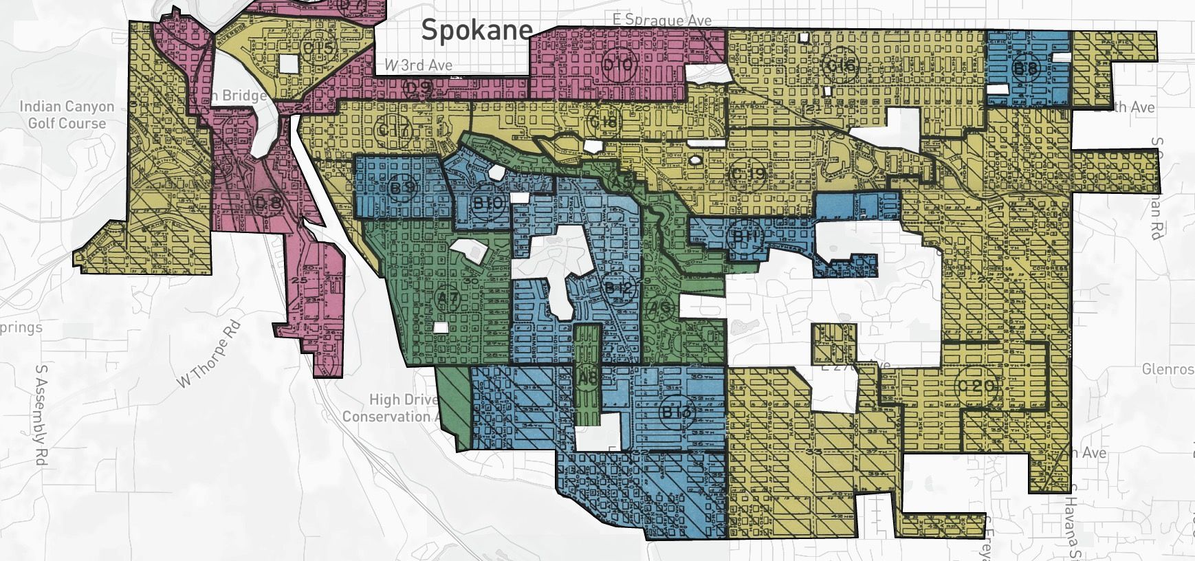 Racist redlining and other land use inequalities