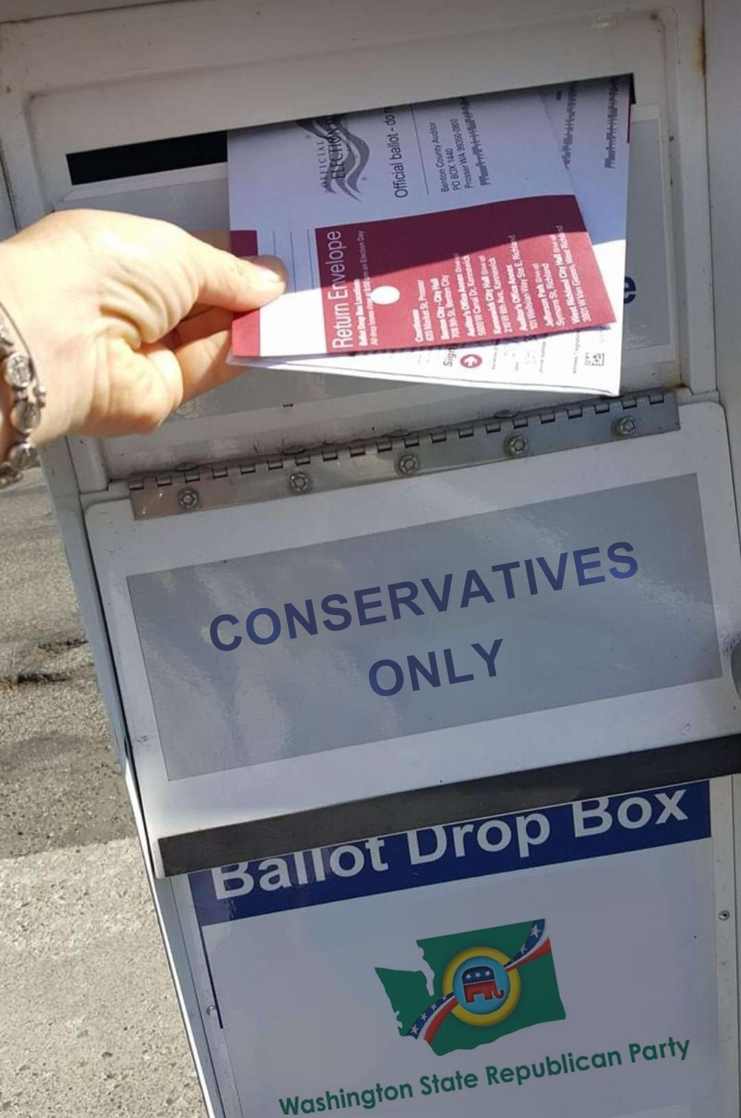 Let's buy our own ballot dropbox…