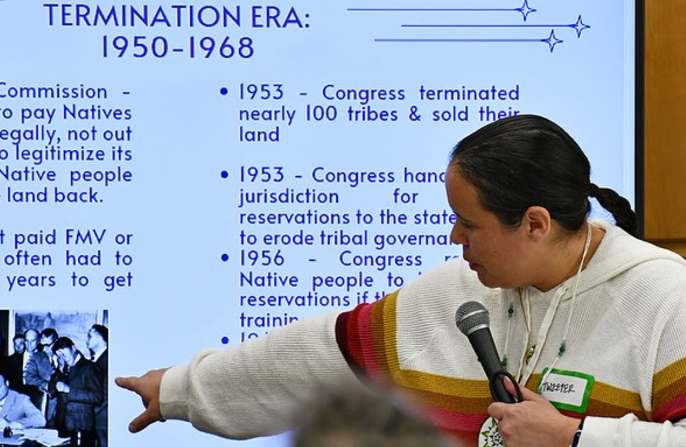 Malena “Tweeter” Pinkham Speaks at Indivisible Tri-Cities Meeting