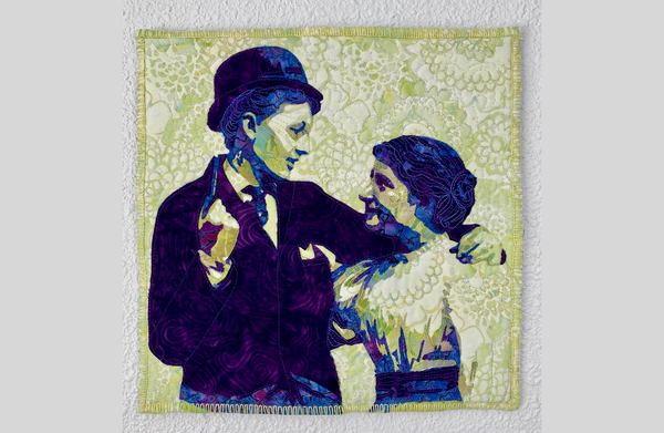 Vibrant and colorful textile art on display this January